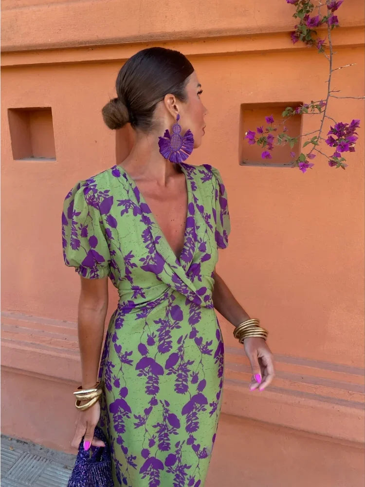 Antonia™ | Boho-Chic Wickelkleid
