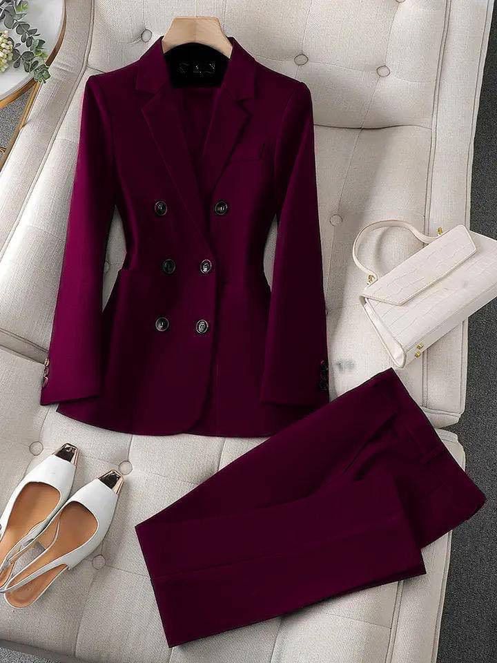 Selma™ | Nude Blazer & Hosen-Set