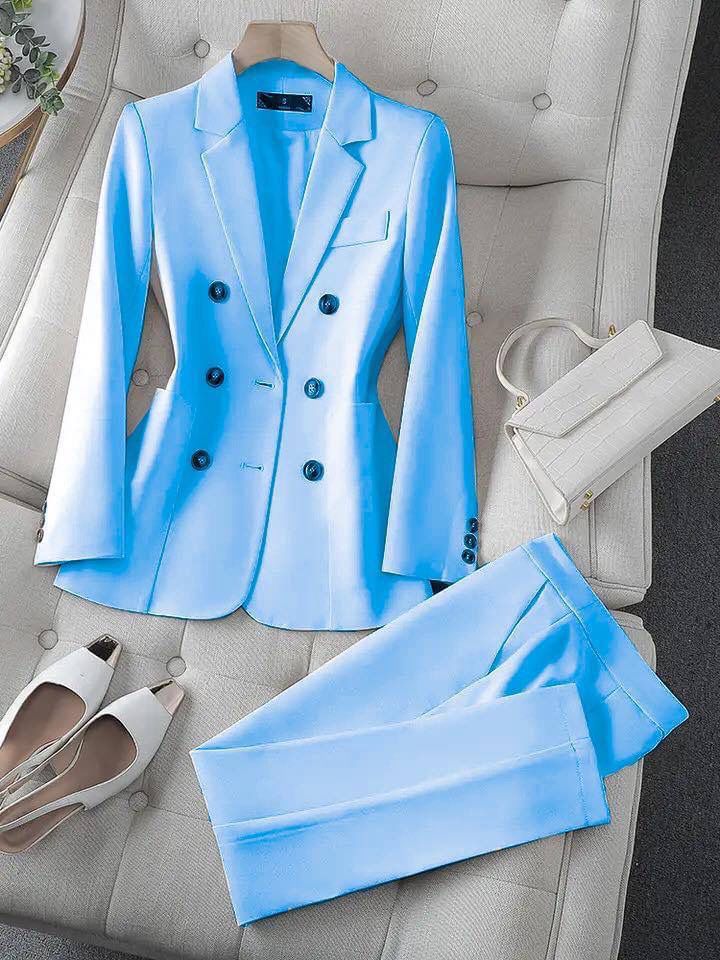 Selma™ | Nude Blazer & Hosen-Set