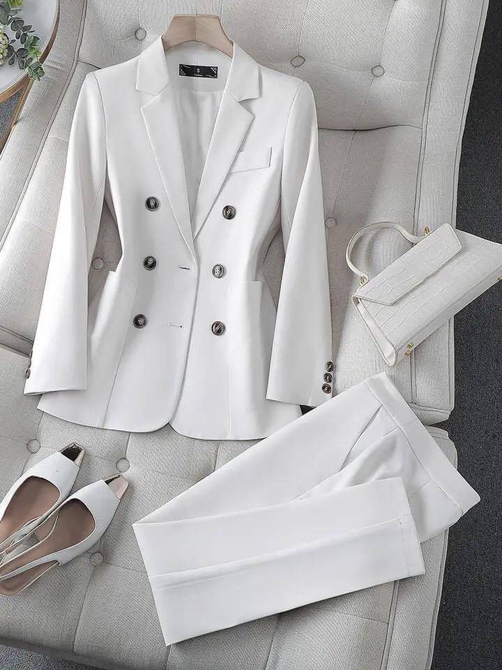 Selma™ | Nude Blazer & Hosen-Set