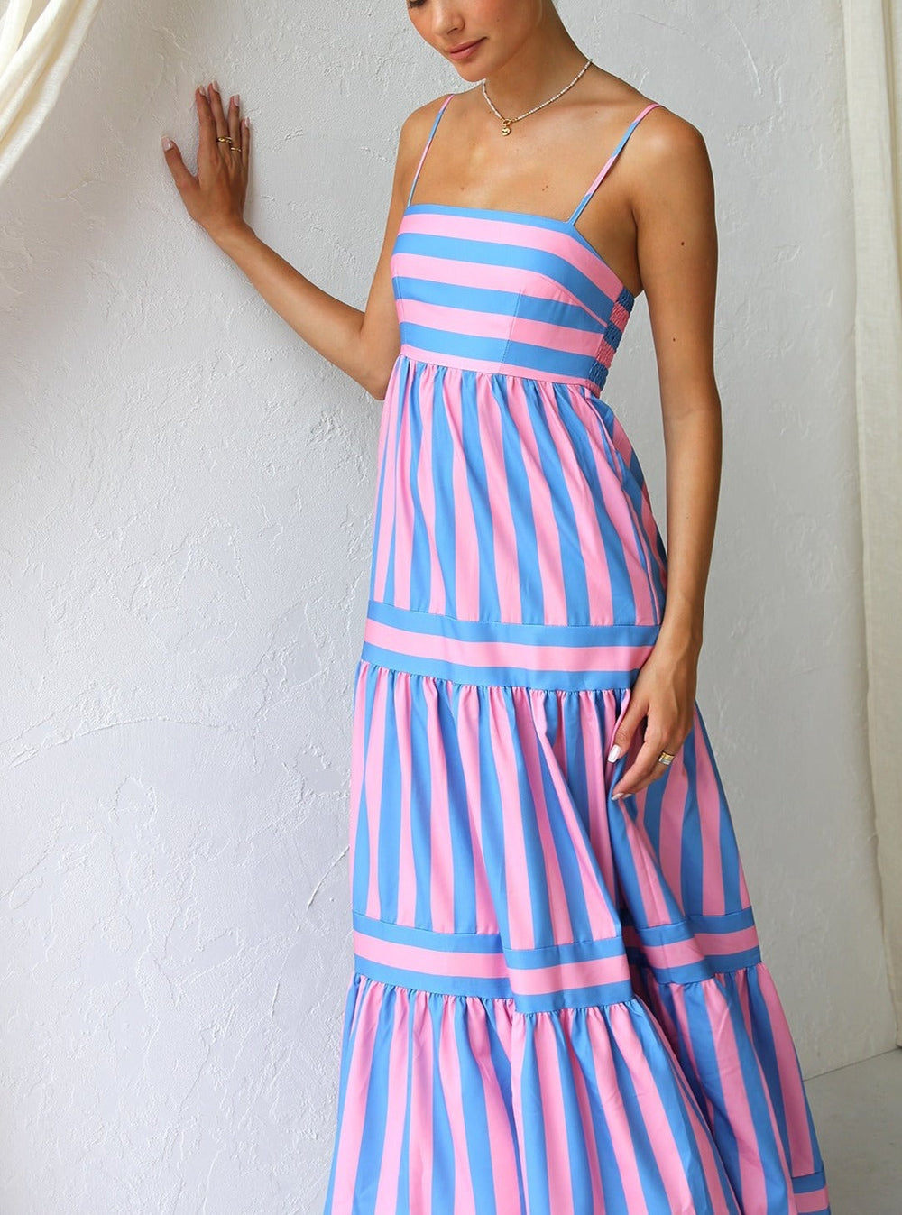 Calandra™ | Gestreiftes Sommer-Maxikleid