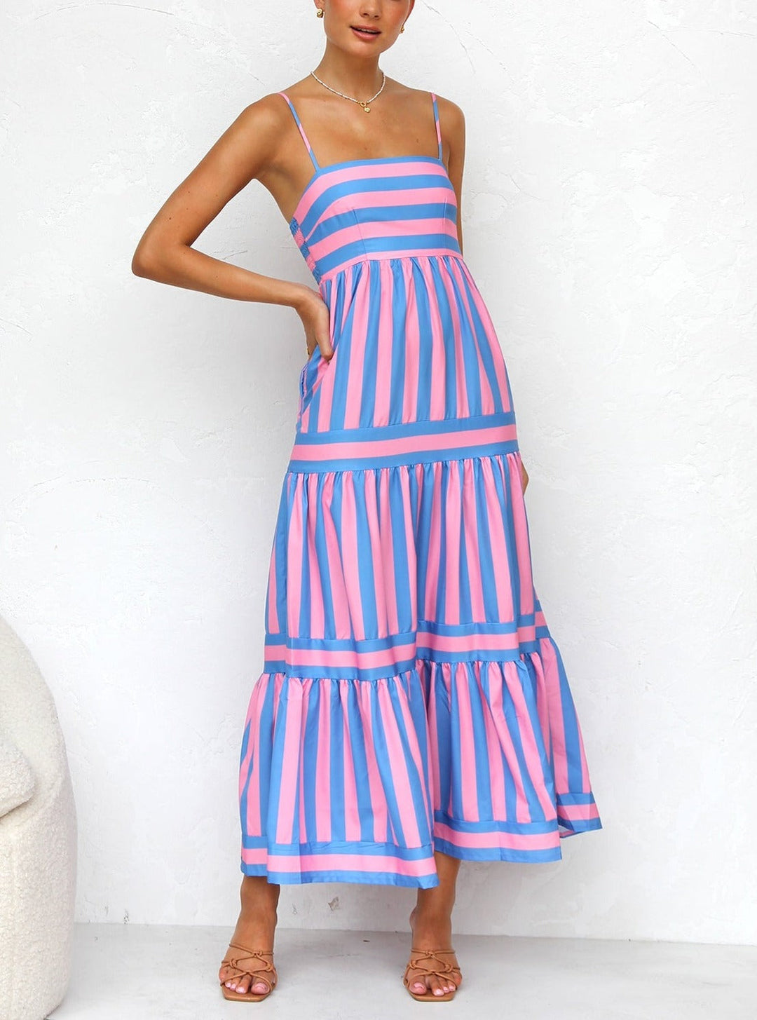 Calandra™ | Gestreiftes Sommer-Maxikleid
