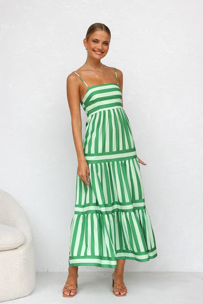 Calandra™ | Gestreiftes Sommer-Maxikleid