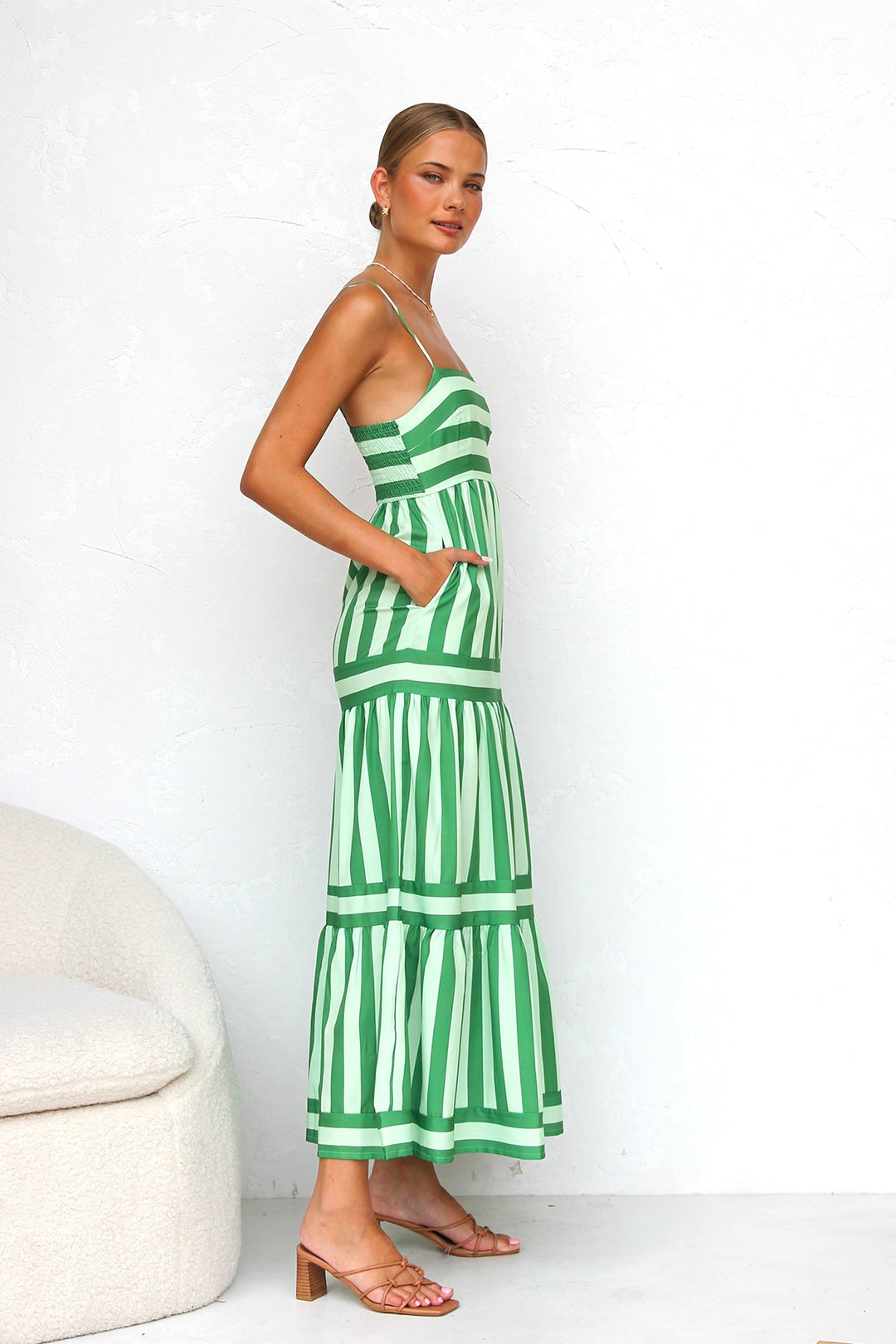 Calandra™ | Gestreiftes Sommer-Maxikleid
