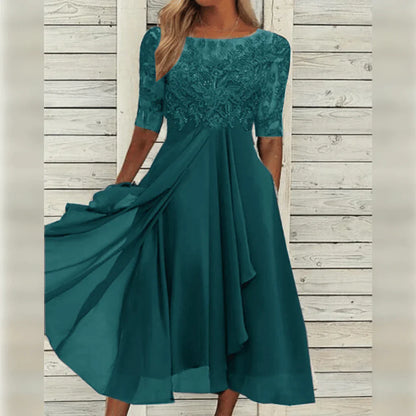 Leni™ | Elegantes Chiffonkleid