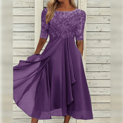 Leni™ | Elegantes Chiffonkleid