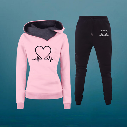 Liebes™ | Herzschlag Hoodie & Jogger-Set