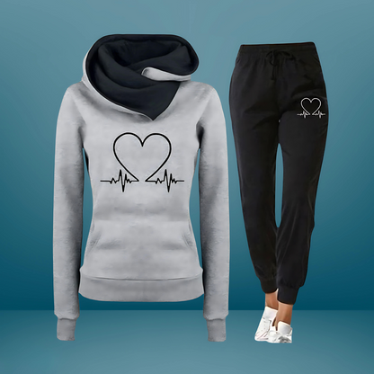 Liebes™ | Herzschlag Hoodie & Jogger-Set