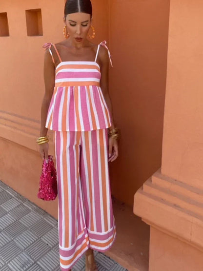 Tahlia™ | Riviera-Streifen Sommer-Set
