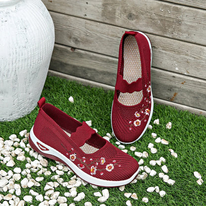 Poulin™ | Bestickten Strick-Sneaker für Damen