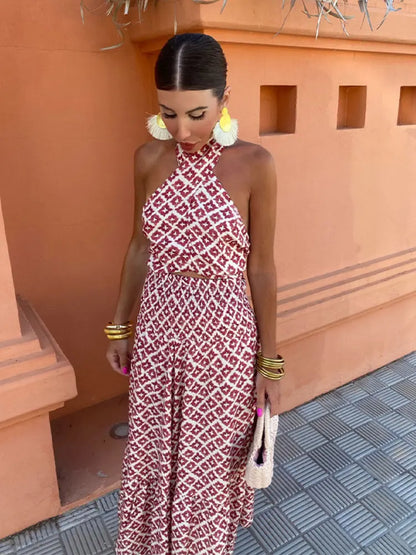 Dakota™ | Halterneck-Set im Wüstenblumen-Look