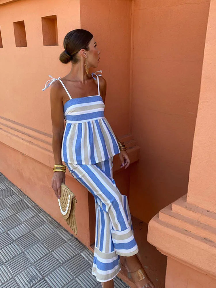 Tahlia™ | Riviera-Streifen Sommer-Set