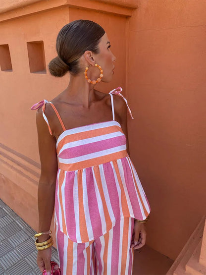 Tahlia™ | Riviera-Streifen Sommer-Set