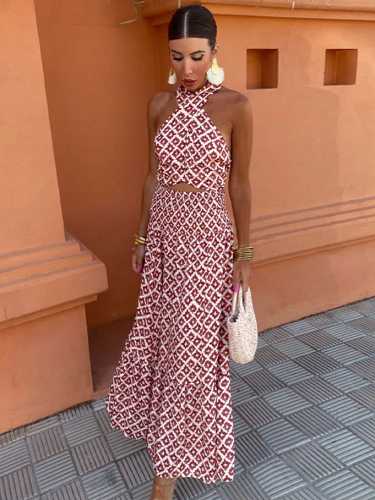 Dakota™ | Halterneck-Set im Wüstenblumen-Look