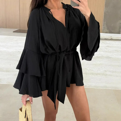 Dina™ | Luftiges Hemdkleid mit Gürtel