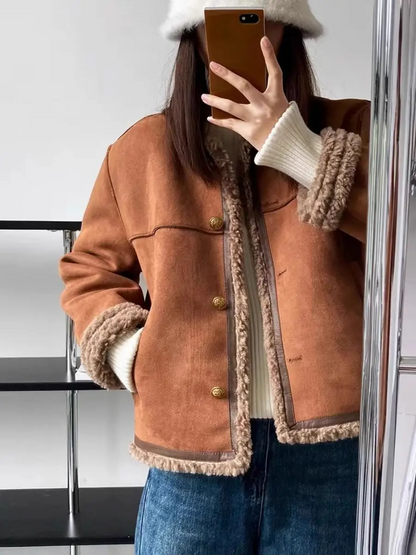 Aspen™ | Jacke im Vintage Wildleder Stil