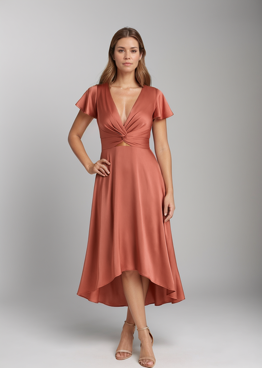 Elina™ | Midikleid mit Knotendetail
