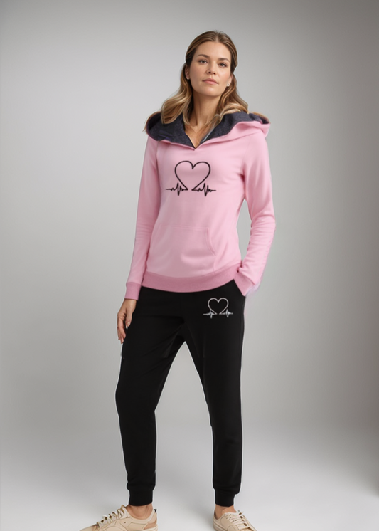 Liebes™ | Herzschlag Hoodie & Jogger-Set