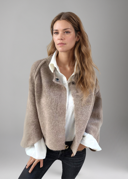 Celeste™ | Rundhals Wollmantel