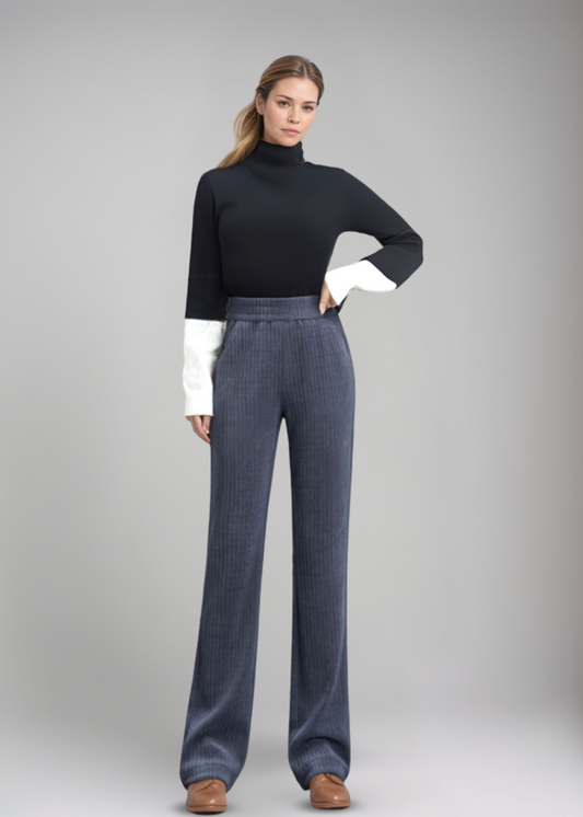 Jasmine™ | Hochtaillierte elastische Cordhose