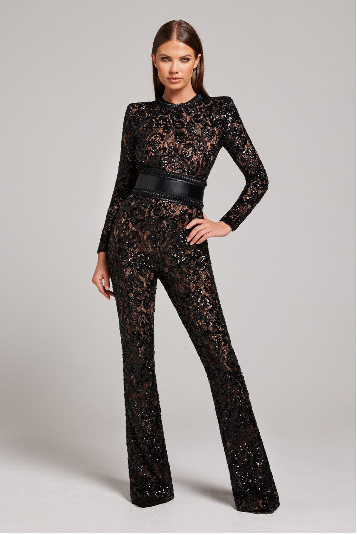 Theresia™ | Jumpsuit aus Spitze mit Korsett