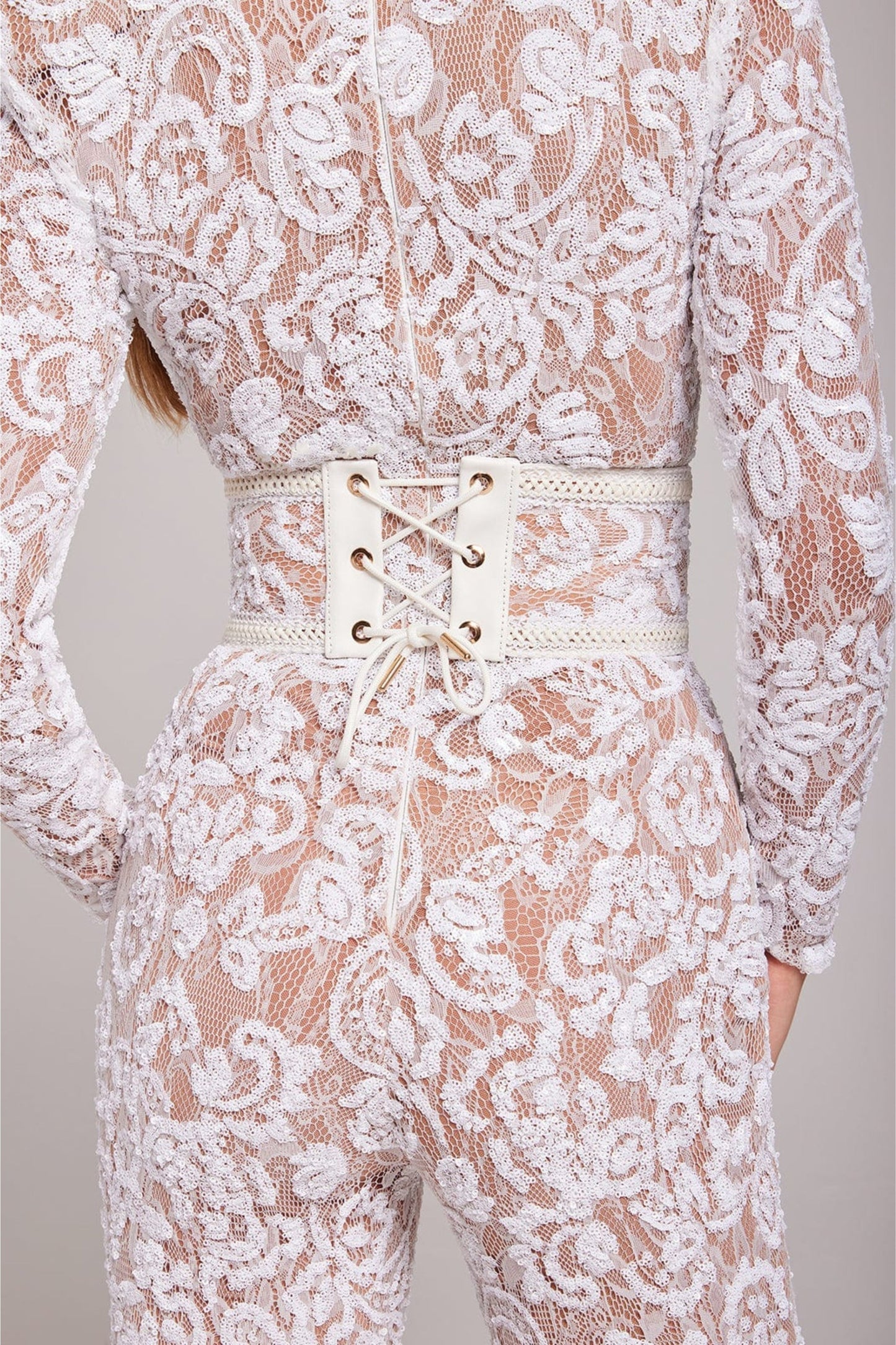 Theresia™ | Jumpsuit aus Spitze mit Korsett