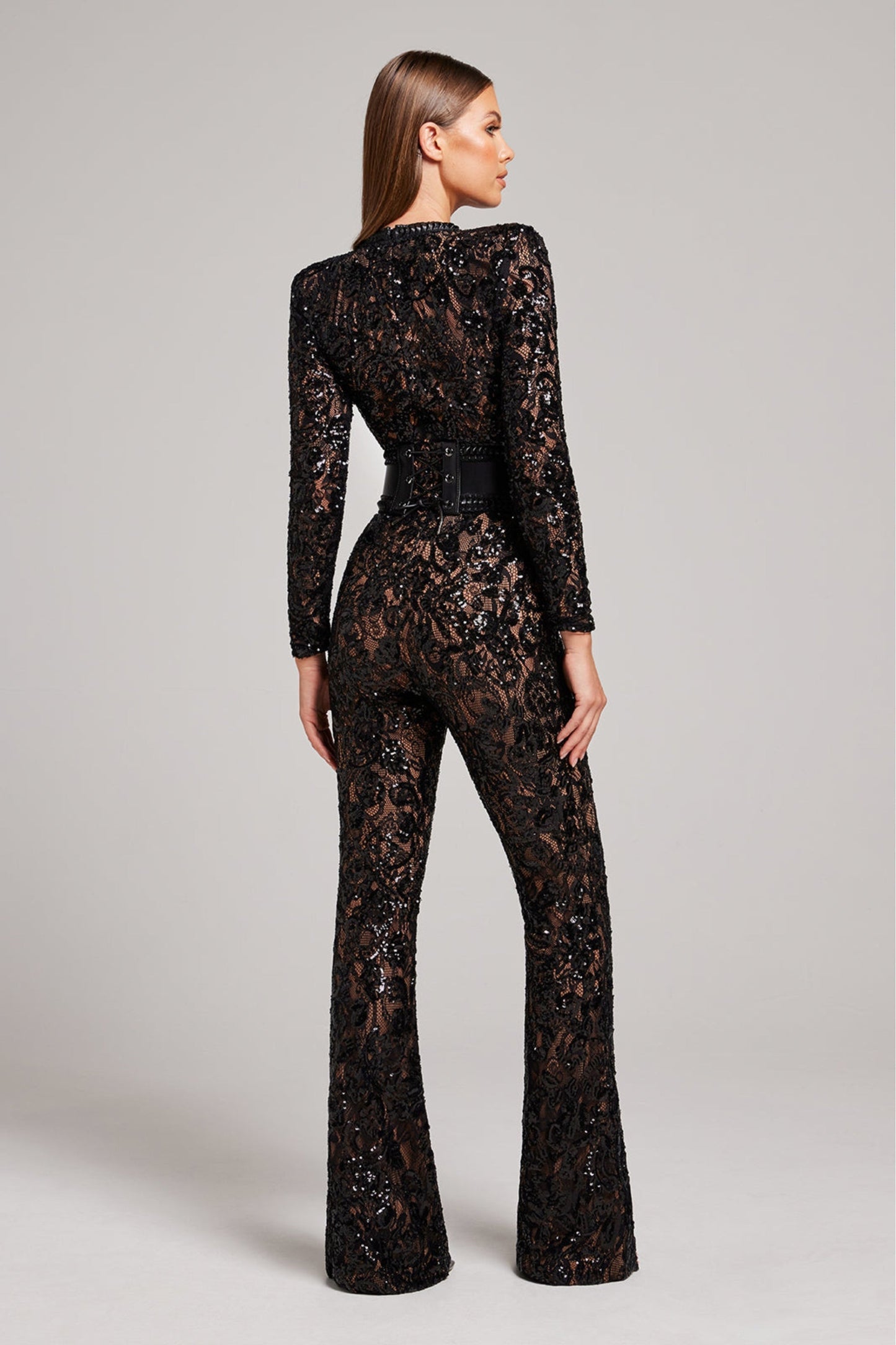 Theresia™ | Jumpsuit aus Spitze mit Korsett
