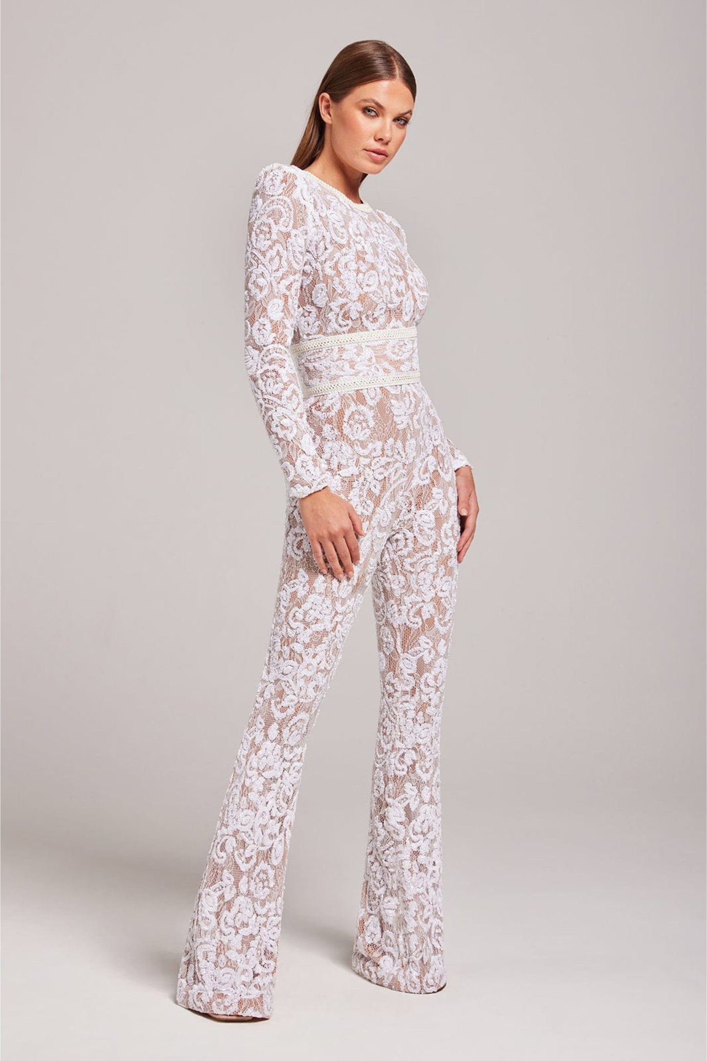 Theresia™ | Jumpsuit aus Spitze mit Korsett