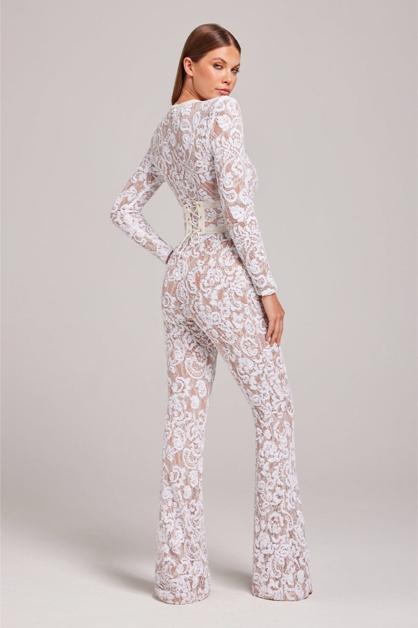 Theresia™ | Jumpsuit aus Spitze mit Korsett