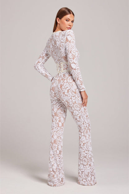Theresia™ | Jumpsuit aus Spitze mit Korsett