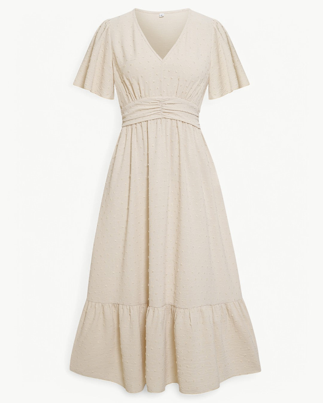 Cécile™ | Fließendes Midikleid mit Smoktaille