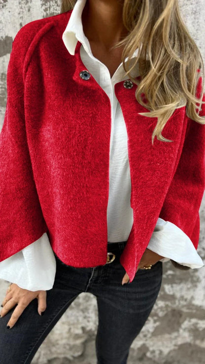 Celeste™ | Rundhals Wollmantel