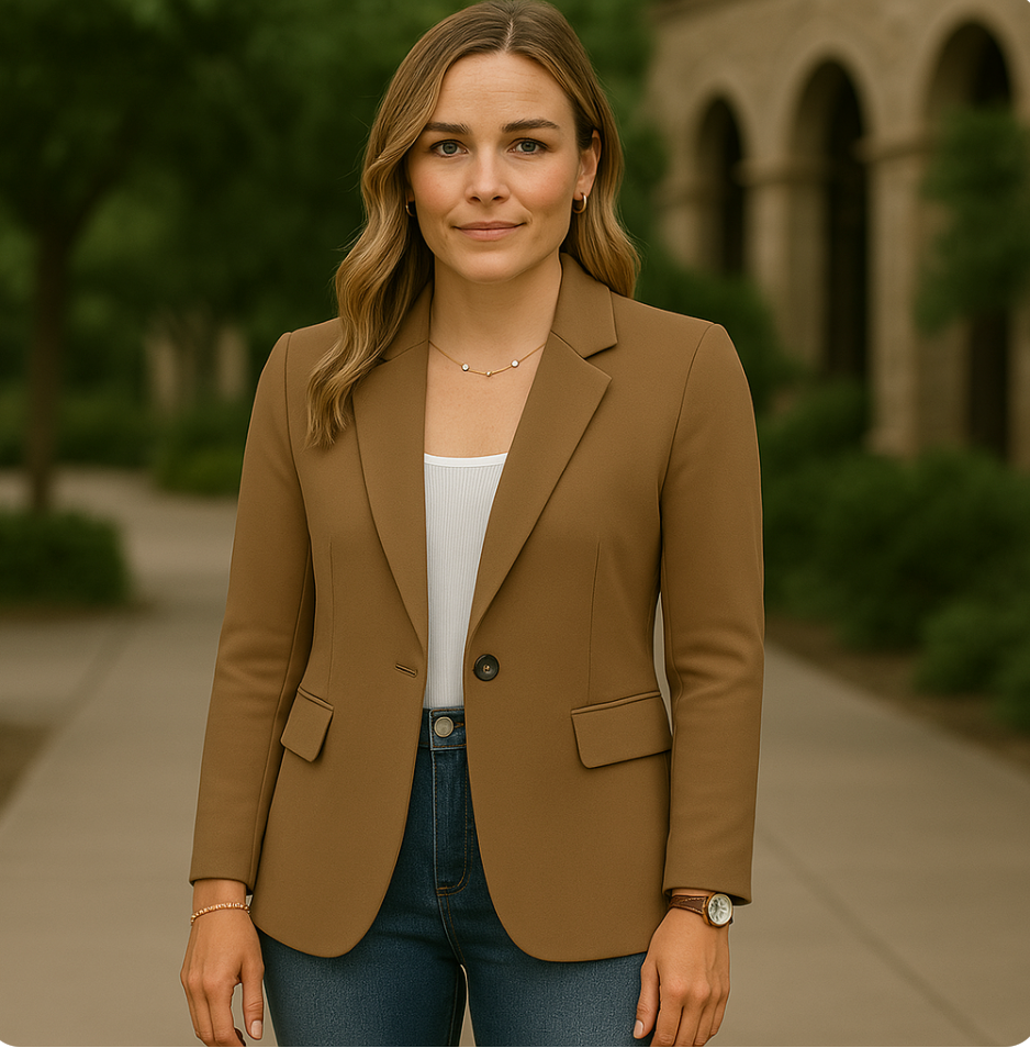 Christine™ | Klassischer Taillierter Blazer