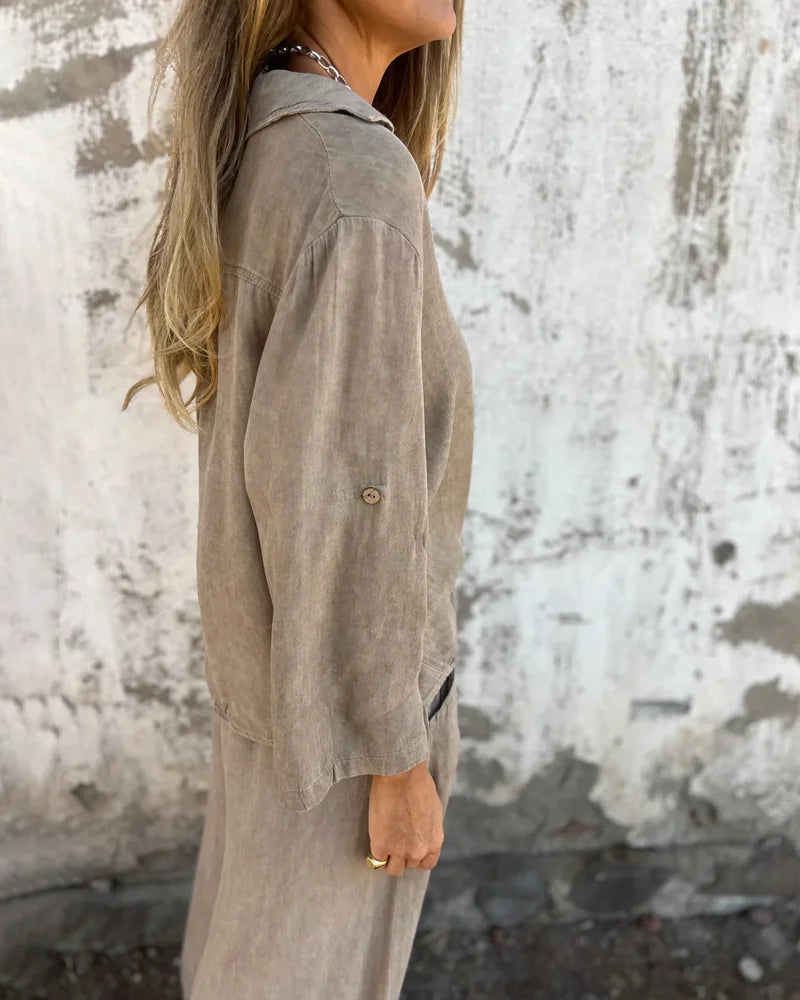Katharina™ | Weites Freizeit-Zweiteiler-Set