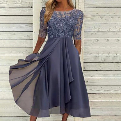 Leni™ | Elegantes Chiffonkleid