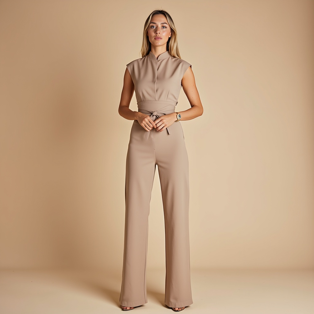 Chantal™ | Eleganter Jumpsuit mit Gürtel