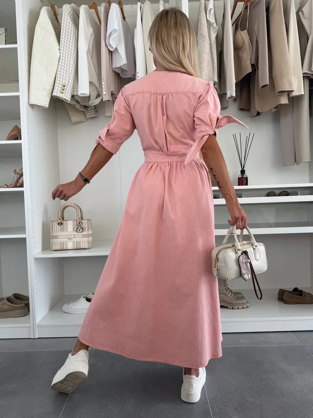 Luise™ | Strahlendes Denim-Kleid