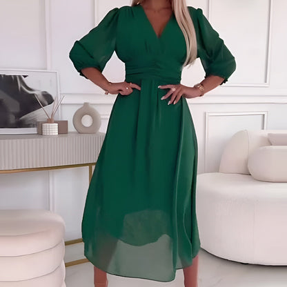 Abigail™ | Leichtes, seidiges Chiffon-Kleid