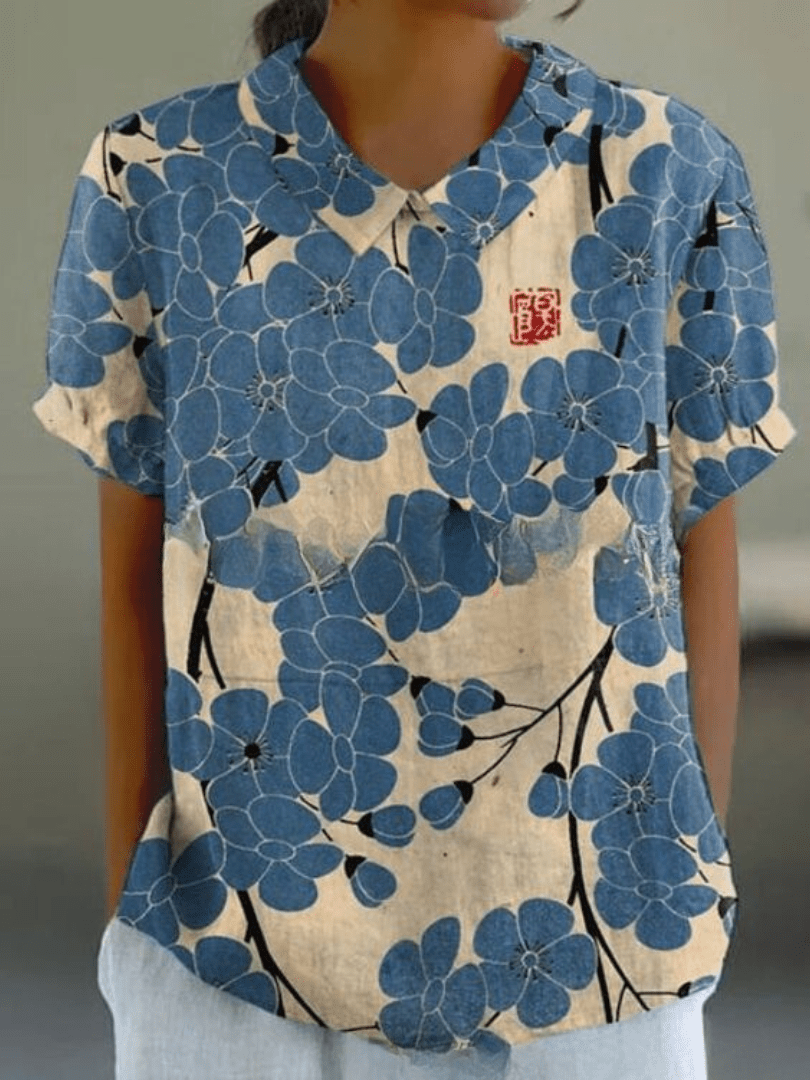 Inga™ | Bluse mit Blumendruck