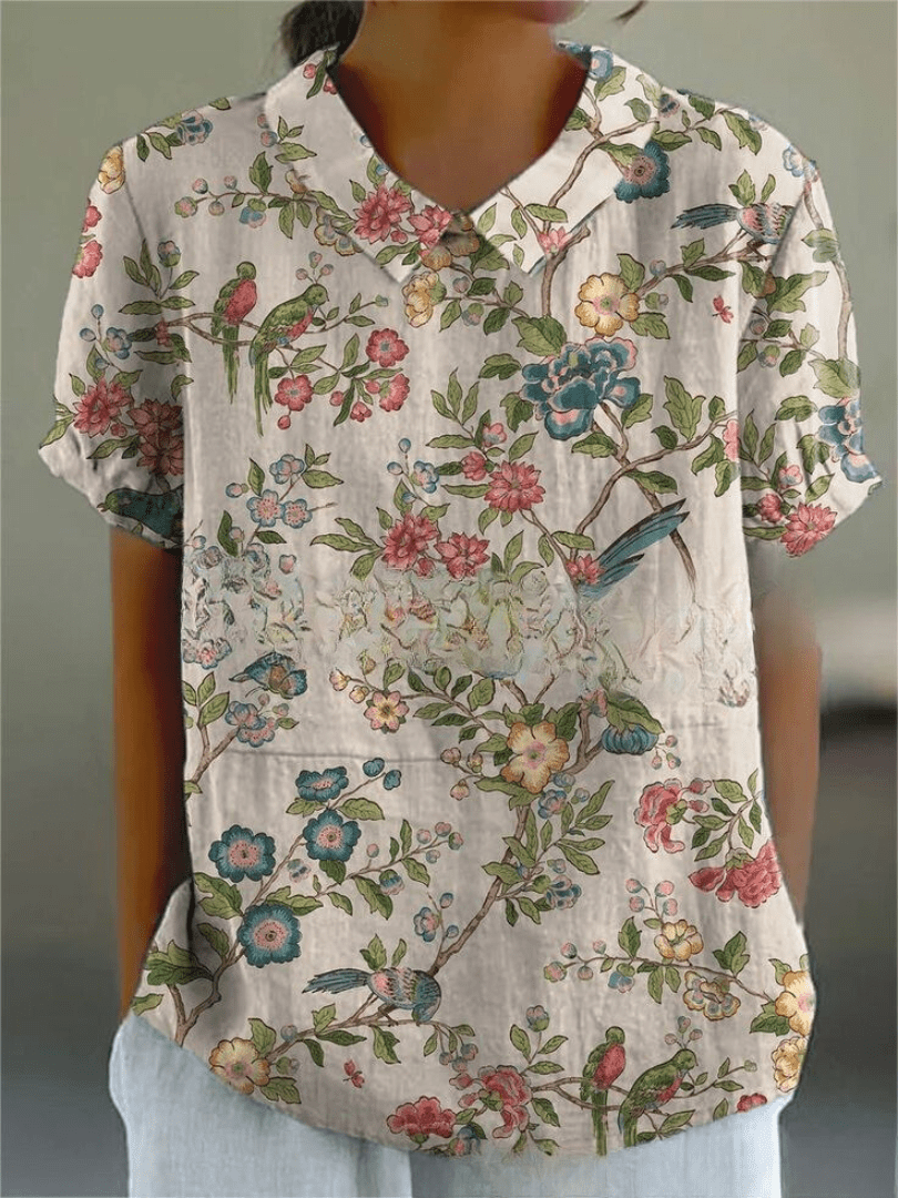 Inga™ | Bluse mit Blumendruck
