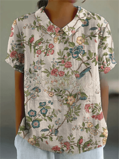 Inga™ | Bluse mit Blumendruck