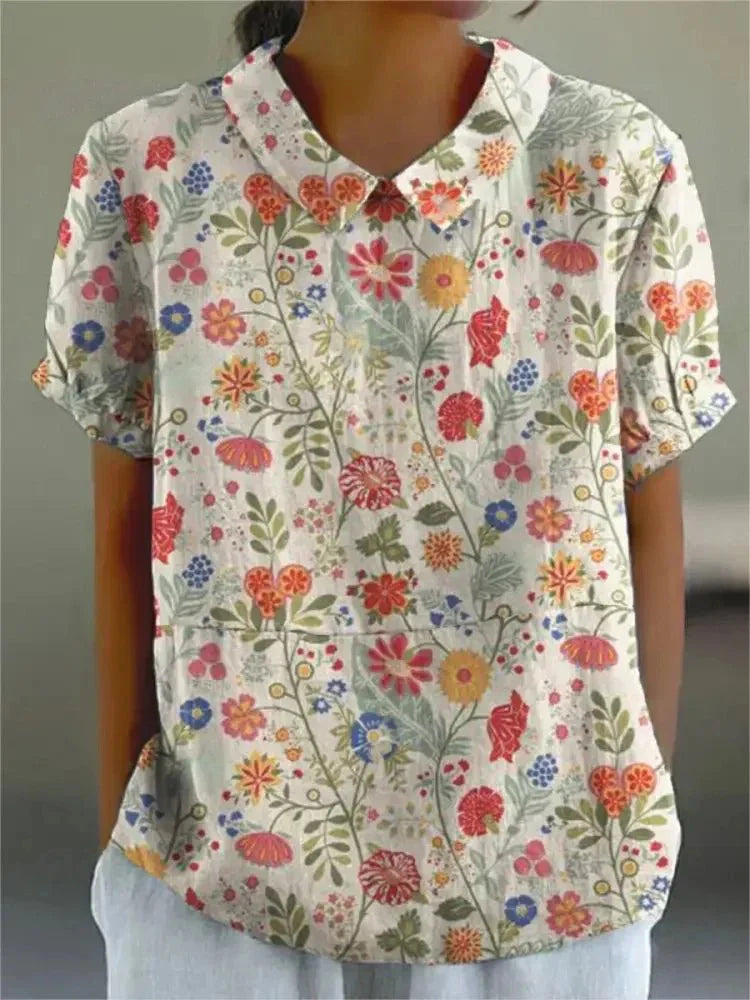 Inga™ | Bluse mit Blumendruck