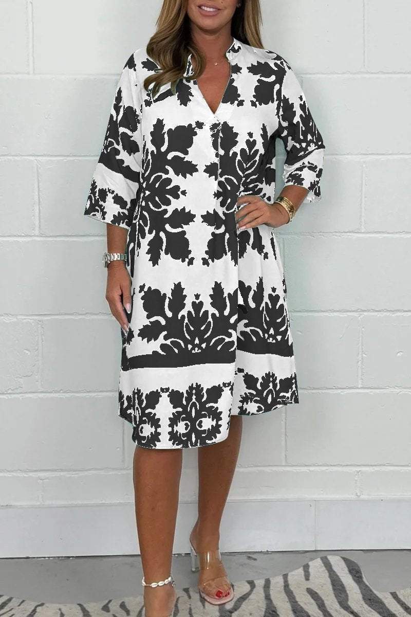 Serena™ | Satiniertes Barockkleid im Shift-Stil