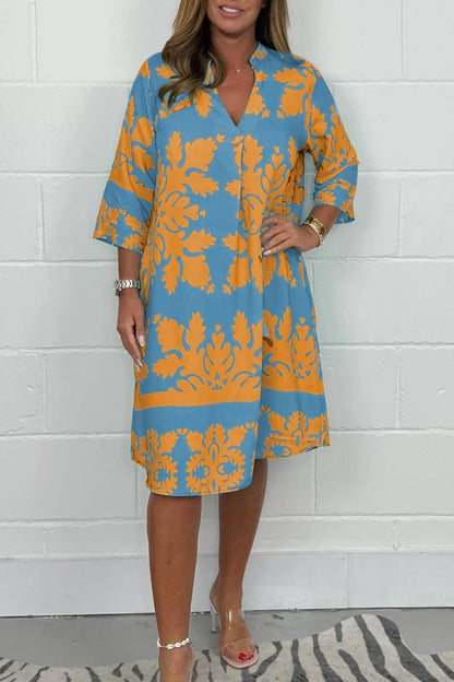 Serena™ | Satiniertes Barockkleid im Shift-Stil