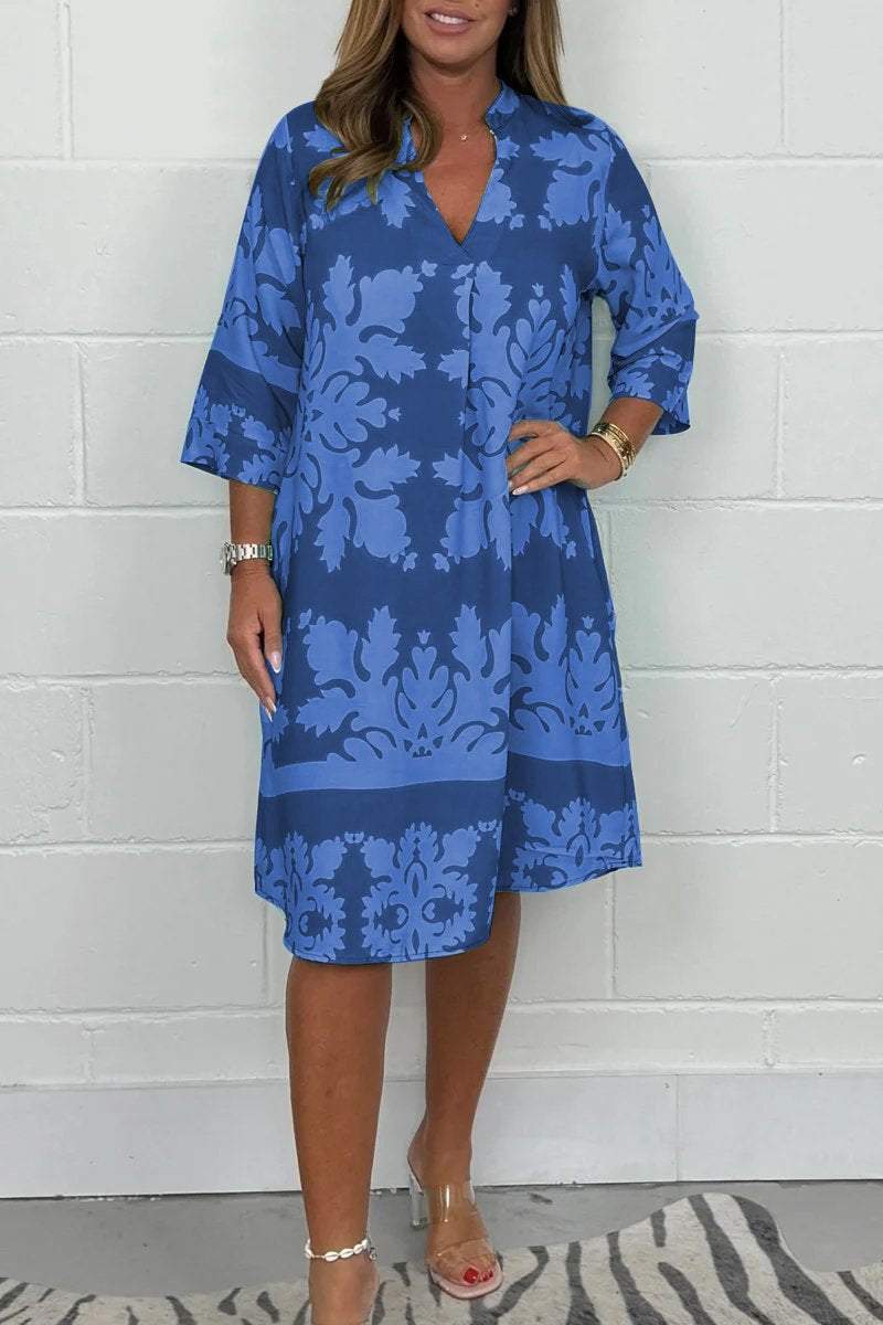 Serena™ | Satiniertes Barockkleid im Shift-Stil