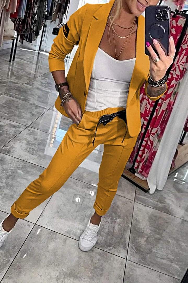 Jackie™ | Lässiges Blazer- und Jogger-Set