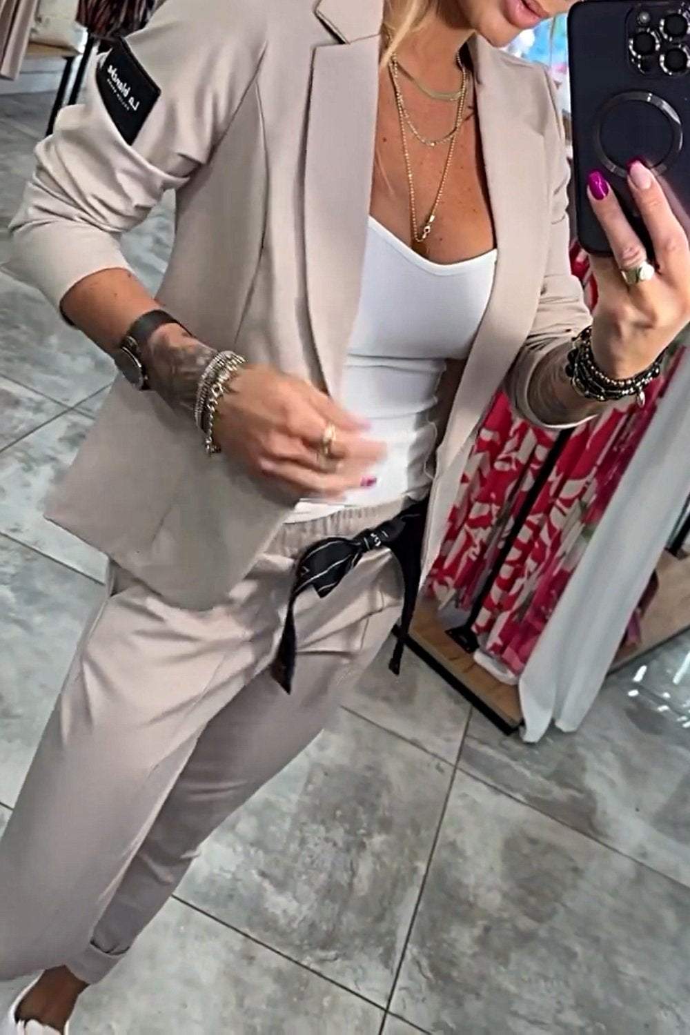 Jackie™ | Lässiges Blazer- und Jogger-Set