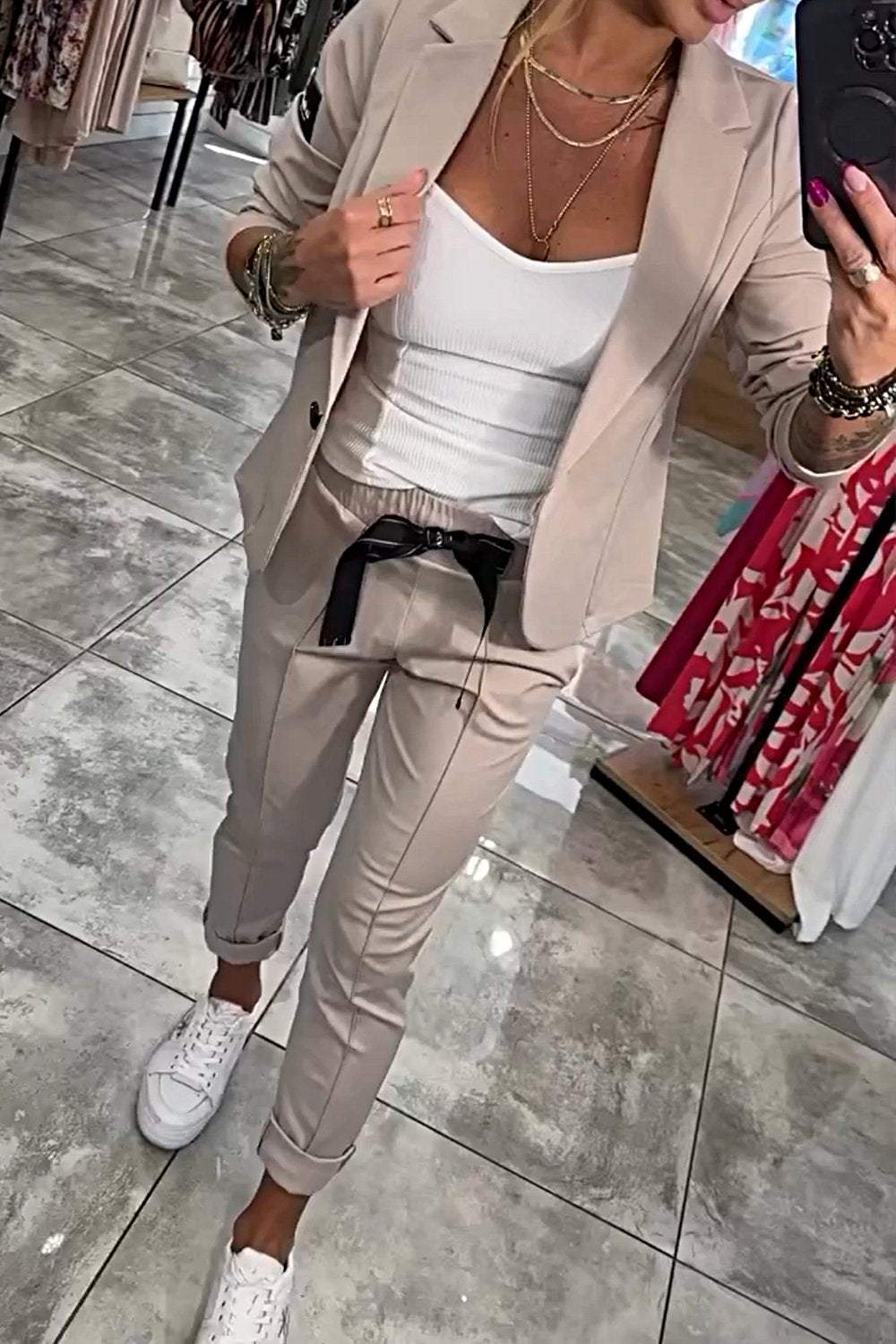 Jackie™ | Lässiges Blazer- und Jogger-Set