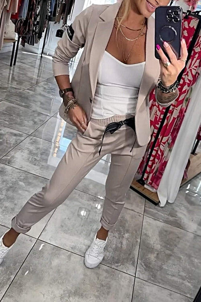 Jackie™ | Lässiges Blazer- und Jogger-Set
