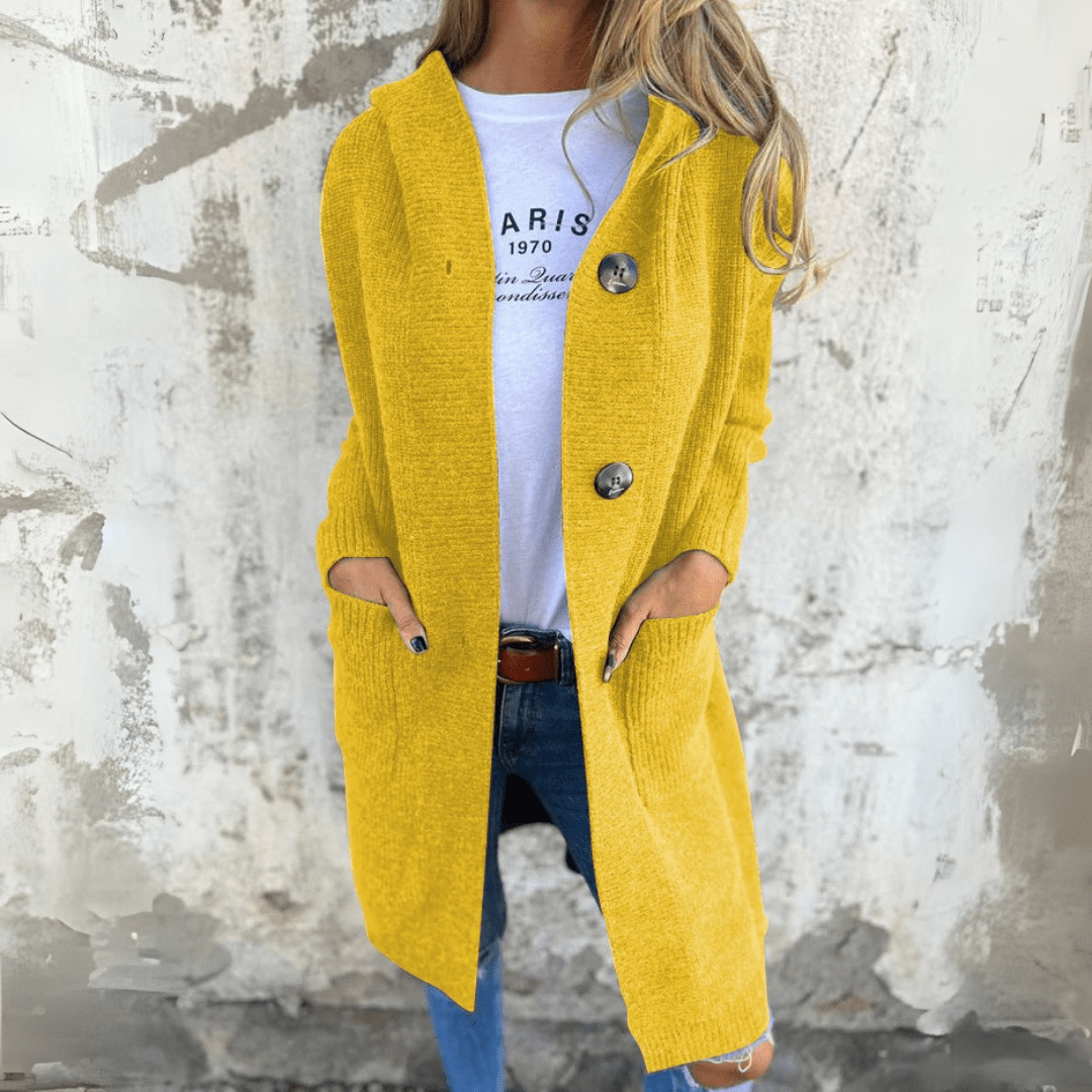 Lorène™ | Gemütliche Strickjacke mit Knöpfen